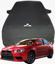 Capa de Carro Mitisubishi Lancer Evolution Aerofólio Tecido Lycra Premium
