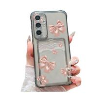 Capa De Cartão Com Estampa De Laço Para Samsung Galaxy S24 FE S26 S22 S23 Ultra plus A17 A55 A54 A56