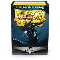Capa de cartão Dragon Shield Matte Jet 100CT de tamanho padrão Capa de cartão Dragon Shield Matte Jet 100CT de tamanho padrão