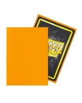 Capa de cartão Dragon Shield Matte Orange 100CT, tamanho padrão