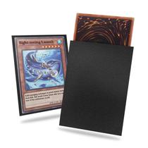 Capa de cartão Fabmaker Black, pacote com 200 unidades para Yu-Gi-Oh 62x89mm