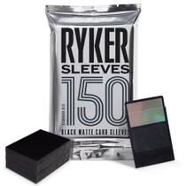 Capa de cartão Ryker Sleeves Standard Matte 150 unidades pretas