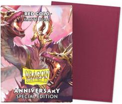 Capa de Cartas Arcane Tinmen Dragon Shield Matte Dual Vermelha/Dourada