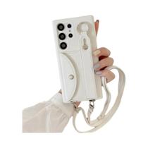 Capa De Carteira Com Alça Transversal Para Samsung Galaxy S24 FE S23 S22 S21 plus Ultra A56 A36 A26