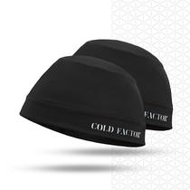 Capa de caveira e forro de capacete Cooling, pacote com 2 unidades COLD FACTOR Black