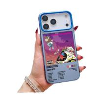 Capa De Celular Antichoque Com Efeito Laser Aurora Fosco Para iPhone 17 16 15 14 13 12 11 pro Max -