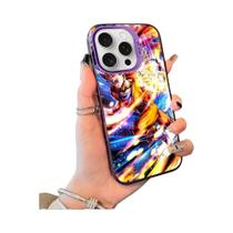 Capa De Celular Antichoque Goku Ssj4 Para iPhone 17 16 15 14 13 12 11 pro Max plus Prata