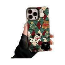 Capa De Celular Antichoque Rígida Fosca Estilo Natalino Para iPhone 17 pro Max 16 13 12 11 15 14