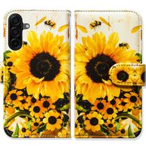 Capa de celular Bcov Sunflower Bee Wallet para Samsung Galaxy A17 5G Capa de celular Bcov Sunflower Bee Wallet para Samsung Galaxy A17 5G