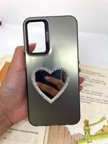 Capa de celular compatível com Galaxy A15 e M15 Reflexa Cor:Preto Capa de celular compatível com Galaxy A15 e M15 Reflexa Cor:Preto