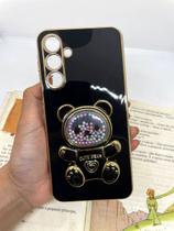 Capa de celular compatível com Galaxy A16 Ursinho Bear Cor:Preto