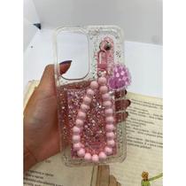 Capa de celular compatível com Galaxy A17 e A26 Glam Cor:Rosa Claro