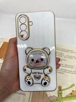 Capa de celular compatível com Galaxy A36 5G e A56 5G Ursinho Bear Cor:Branco Capa de celular compatível com Galaxy A36 5G e A56 5G Ursinho Bear Cor:Branco