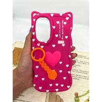 Capa de celular compatível com Galaxy A36, A37 e A56 Cat Cor:Pink Capa de celular compatível com Galaxy A36, A37 e A56 Cat Cor:Pink