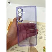Capa de celular compatível com Galaxy S26 Plus Translúcida Cor:Roxo