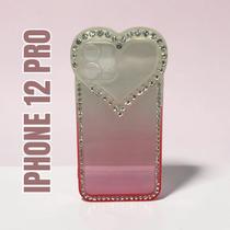 Capa de celular compatível com iPhone 12 Pro Normal Coração Capa de celular compatível com iPhone 12 Pro Normal Coração