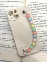 Capa de celular compatível com iPhone 13 com Corrente Variadas