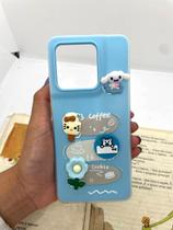 Capa de celular compatível com Moto Edge 60 Fusion e Edge 60 Normal Yumi Cor:Azul