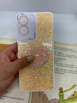 Capa de celular compatível com Moto G06 Shine Cor:Damasco