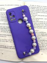 Capa de celular compatível com Moto G10, G20 e G30 com Corrente Variadas