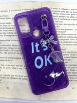 Capa de celular compatível com Moto G10, G20 e G30 Hello Cor:Roxo