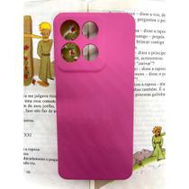 Capa de celular compatível com Moto G15 e G17 Aveludadas Cor:Rosa Chiclete Capa de celular compatível com Moto G15 e G17 Aveludadas Cor:Rosa Chiclete