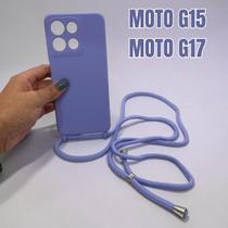 Capa de celular compatível com Moto G15 e G17 Laccio