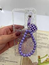Capa de celular compatível com Moto G35 5G Glam Cor:Roxo Capa de celular compatível com Moto G35 5G Glam Cor:Roxo