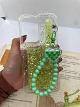 Capa de celular compatível com Moto G35 5G Glam Cor:Verde Capa de celular compatível com Moto G35 5G Glam Cor:Verde