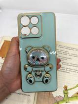 Capa de celular compatível com Moto G56 5G Ursinho Bear Cor:Verde Capa de celular compatível com Moto G56 5G Ursinho Bear Cor:Verde