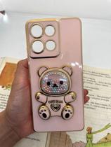 Capa de celular compatível com Moto G75 5G Ursinho Bear Cor:Rosa Bebê