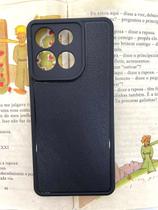 Capa de celular compatível com Moto G86 5G material sintético Cor:Preto