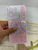Capa de celular compatível com Moto G86 5G Shine Cor:Rosa Ouro
