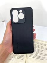 Capa de celular compatível com Realme C61 e C63 material sintético Cor:Preto