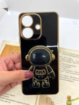 Capa de celular compatível com Realme Note 60 e 60x Astronauta Cor:Preto