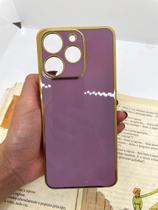 Capa de celular compatível com Realme Note 70 e 70s Nevoa Cor:Roxo Capa de celular compatível com Realme Note 70 e 70s Nevoa Cor:Roxo