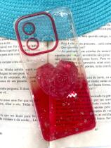 Capa de celular compatível com Redmi 12C e Poco C55 Prismática Cor:Vermelho