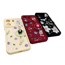 Capa de celular compatível com Redmi 13C e Poco C65 Florals
