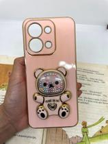 Capa de celular compatível com Redmi 15C 4G e Poco C85 Ursinho Bear Cor:Rosa Bebê Capa de celular compatível com Redmi 15C 4G e Poco C85 Ursinho Bear Cor:Rosa Bebê