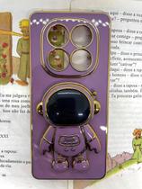 Capa de celular compatível com Redmi Note 14 Pro 4G/5G/Pro Plus 5G e Poco X7 Normal Astronauta Capa de celular compatível com Redmi Note 14 Pro 4G/5G/Pro Plus 5G e Poco X7 Normal Astronauta