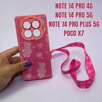 Capa de celular compatível com Redmi Note 14 Pro 4G/5G/Pro Plus 5G e Poco X7 Normal String Capa de celular compatível com Redmi Note 14 Pro 4G/5G/Pro Plus 5G e Poco X7 Normal String