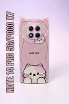 Capa de celular compatível com Redmi Note 14 Pro 5G e Poco X7 Normal CuteCat Capa de celular compatível com Redmi Note 14 Pro 5G e Poco X7 Normal CuteCat