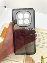 Capa de celular compatível com Redmi Note 15 Pro 4G Translúcida Cor:Preto