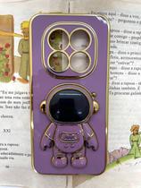 Capa de celular compatível com Redmi Note 15 Pro 5G Astronauta Cor:Roxo Capa de celular compatível com Redmi Note 15 Pro 5G Astronauta Cor:Roxo