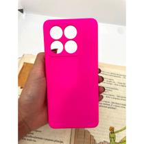 Capa de celular compatível com Xiaomi 14T Aveludadas Cor:Pink