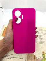 Capa de celular compatível com Xiaomi Poco F7 Normal Aveludadas Cor:Pink