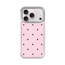 Capa De Celular Coreana Com Estampa De Bolinhas Pretas Para iPhone 17 16 15 14 13 12 11 pro XR XS X