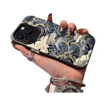 Capa De Celular Criativa Ondas Do Oceano Ukiyo-e Para Xiaomi Redmi Note 14 13 12 11 10 9 8 pro plus