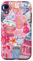 Capa de celular Cute Pink Coquette Collage Scrapbook para iPhone XR