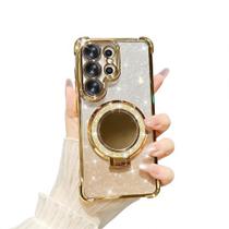 Capa de celular DAKORIE para Samsung Galaxy S26 Ultra Glitter Gold